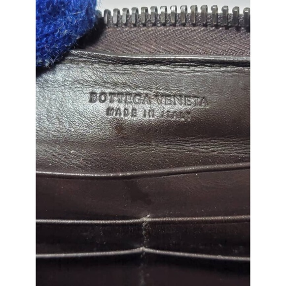 Authentic Bottega Veneta Intrecciato Leather Zip Around Continental Wall… - Picture 4 of 13